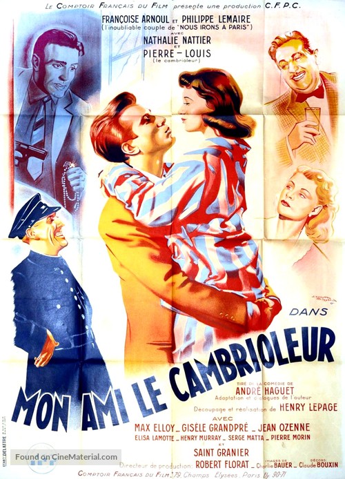 Mon ami le cambrioleur - French Movie Poster