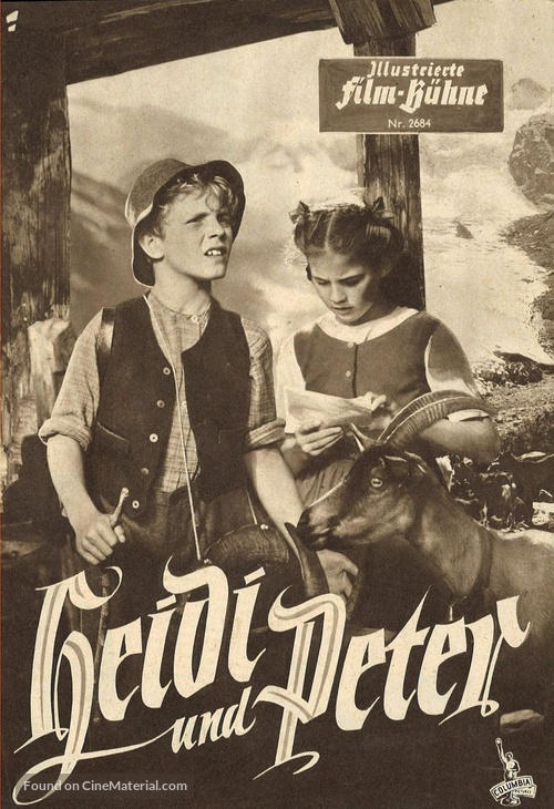 Heidi und Peter - German poster