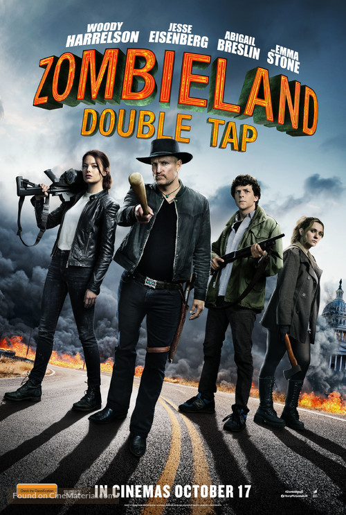 Zombieland: Double Tap - Australian Movie Poster