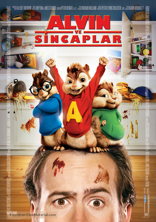Alvin and the Chipmunks - Turkish Movie Poster