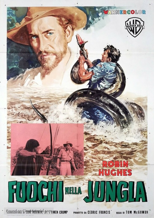 Manhunt in the Jungle - Italian Movie Poster