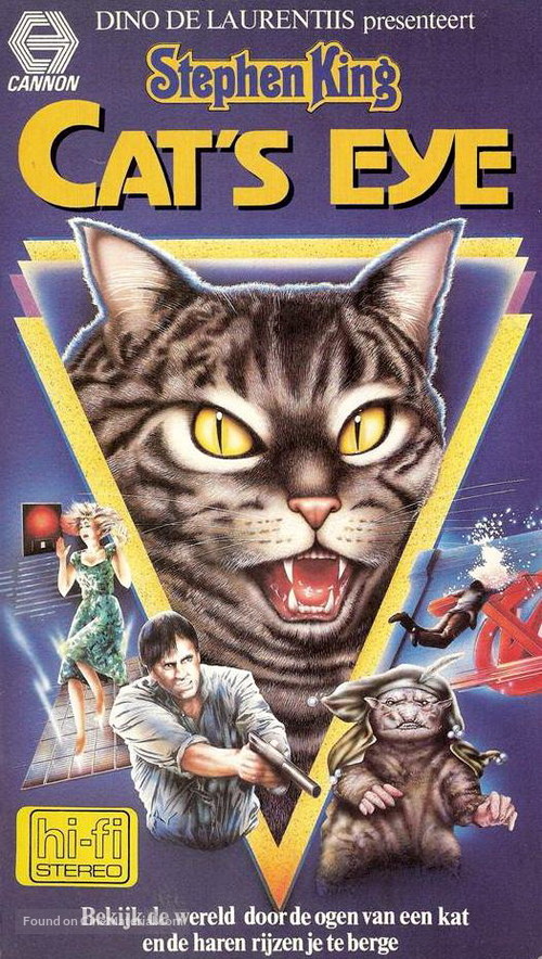 Cat&#039;s Eye - Dutch VHS movie cover
