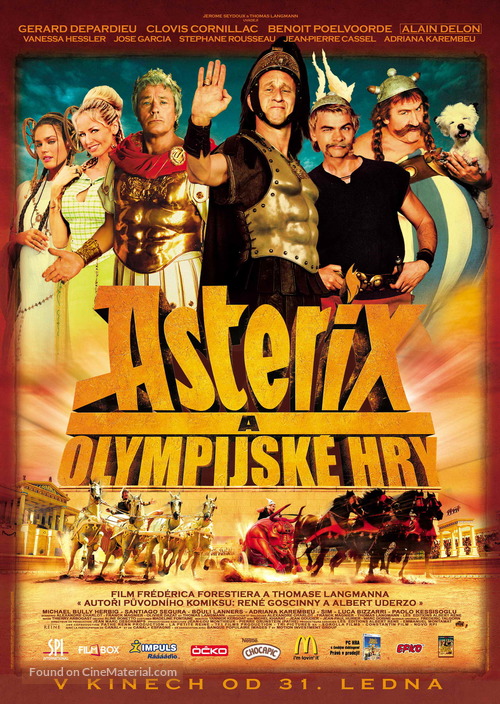 Ast&egrave;rix aux jeux olympiques - Czech Movie Poster