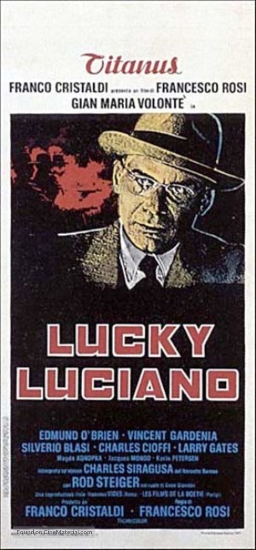 Lucky Luciano - Italian Movie Poster