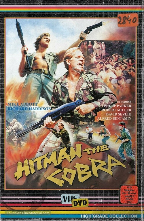 Hitman the Cobra - German DVD movie cover