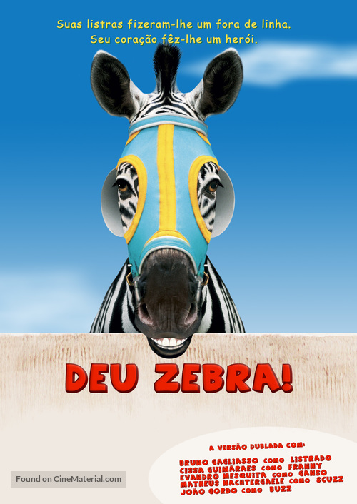 Racing Stripes - Brazilian Movie Poster