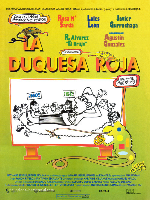 La duquesa roja - Spanish Movie Poster