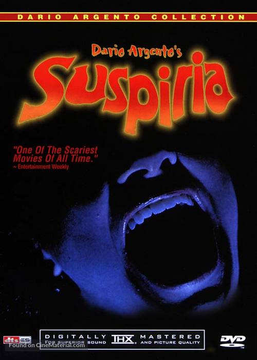 Suspiria - DVD movie cover