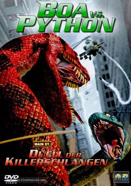 Boa vs. Python - German DVD movie cover