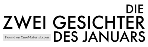 The Two Faces of January - German Logo