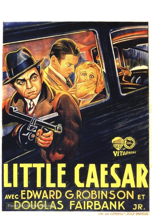 Little Caesar - Belgian Movie Poster