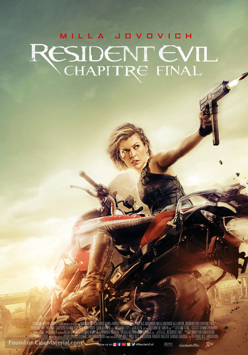 Resident Evil: The Final Chapter - Swiss Movie Poster