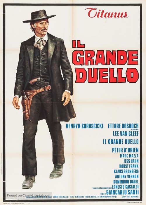 Il grande duello - Italian Movie Poster