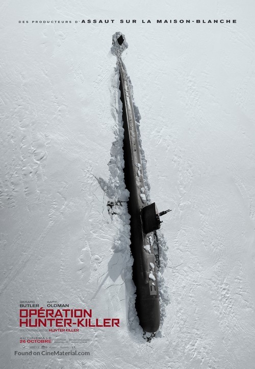 Hunter Killer - Canadian Movie Poster