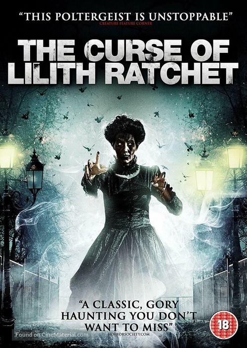 The Curse of Lilith Ratchet - British DVD movie cover