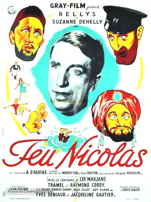Feu Nicolas - French Movie Poster