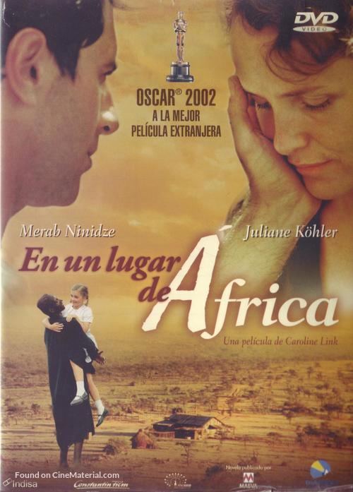 Nirgendwo in Afrika - Spanish DVD movie cover