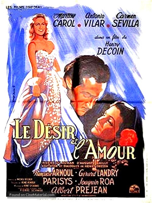 Le d&eacute;sir et l&#039;amour - French Movie Poster
