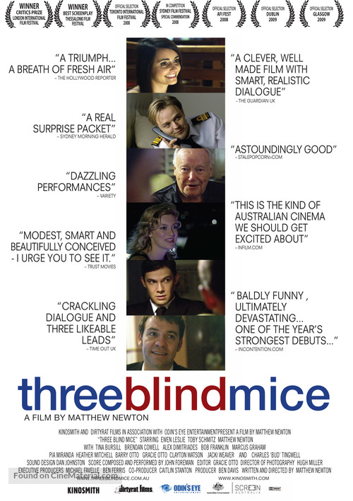 Three Blind Mice - Canadian Movie Poster