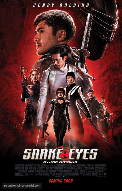 Snake Eyes: G.I. Joe Origins - International Movie Poster
