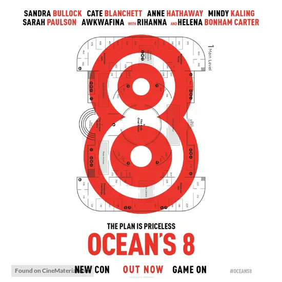 Ocean&#039;s 8 - Movie Poster