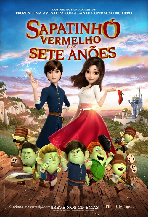 Red Shoes &amp; the 7 Dwarfs - Brazilian Movie Poster