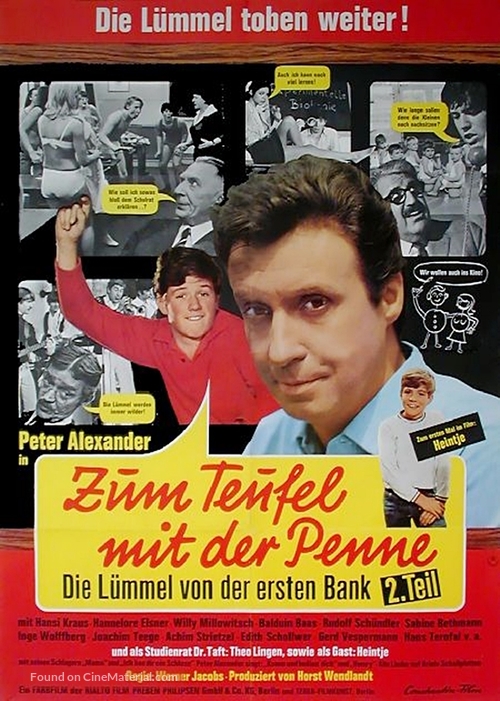 Zum Teufel mit der Penne - Die L&uuml;mmel von der ersten Bank, 2. Teil - German Movie Poster
