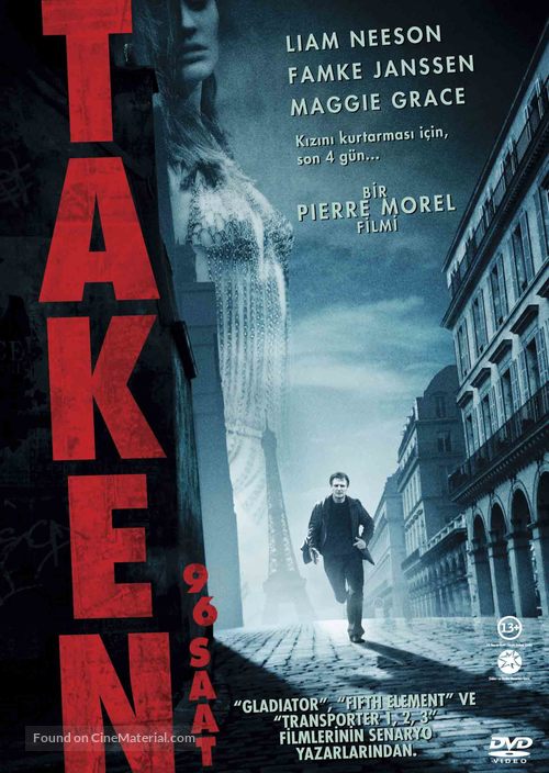 Taken - Turkish DVD movie cover