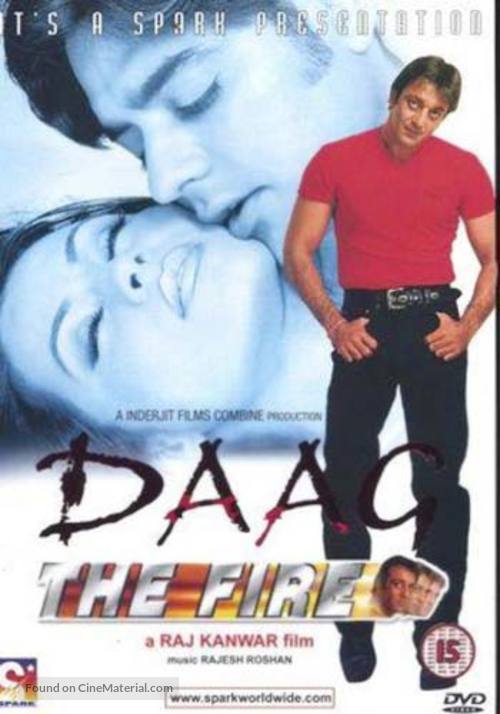 Daag: The Fire - British DVD movie cover