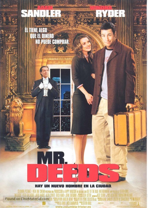 Mr Deeds - Spanish Movie Poster