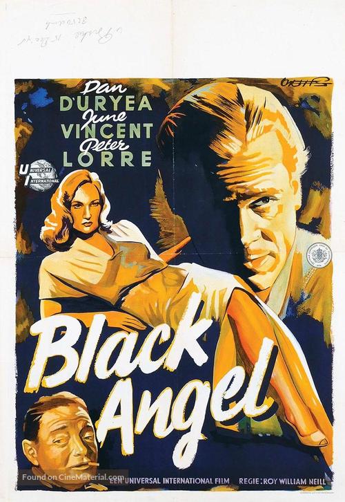 Black Angel - Dutch Movie Poster