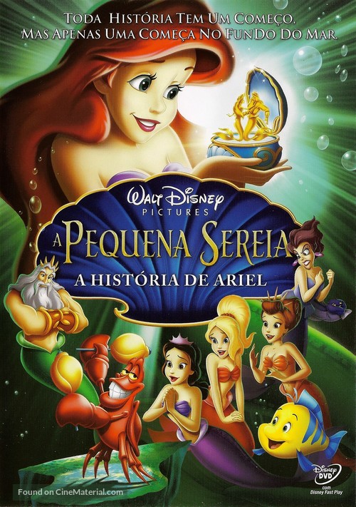 The Little Mermaid: Ariel&#039;s Beginning - Brazilian DVD movie cover