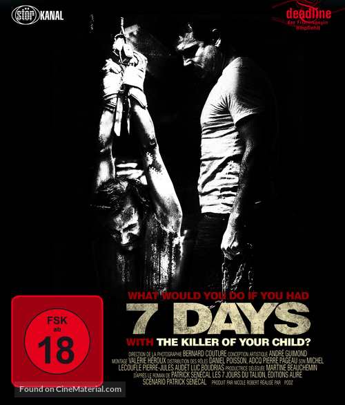 Les 7 jours du talion - German Movie Cover