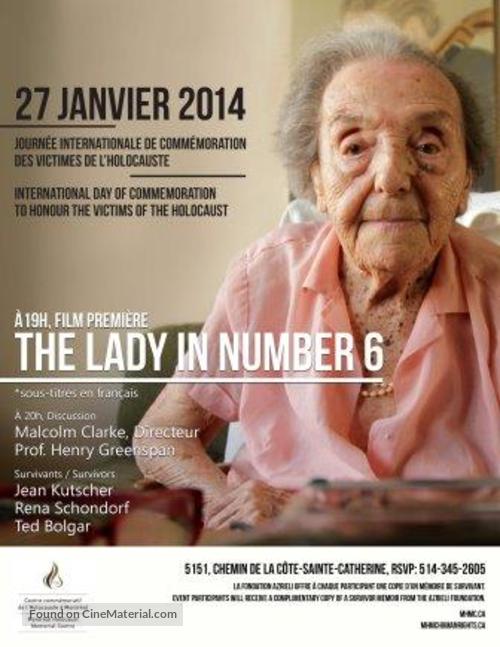 The Lady In Number 6 - Canadian Movie Poster