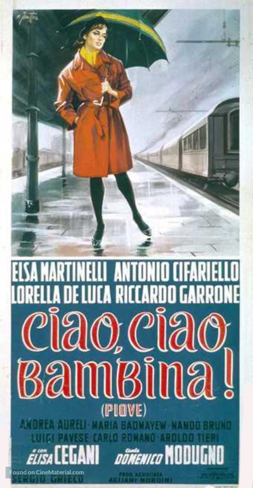 Ciao, ciao bambina! (Piove) - Italian Movie Poster