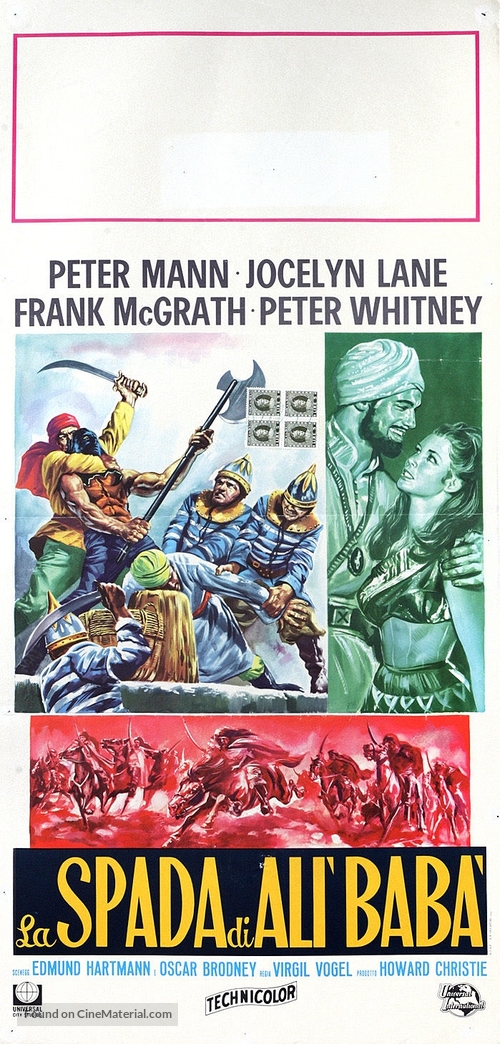 The Sword of Ali Baba - Italian Movie Poster