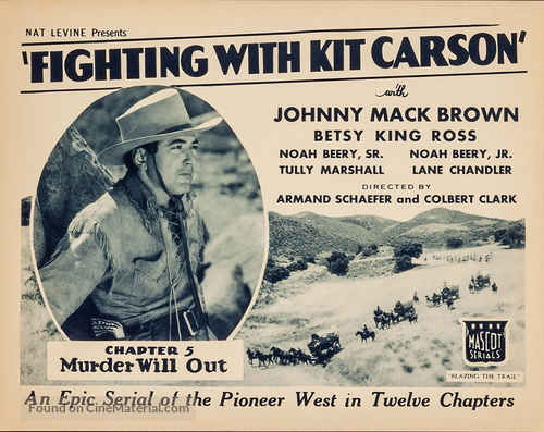 Fighting with Kit Carson - Movie Poster