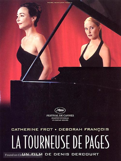 La tourneuse de pages - French poster