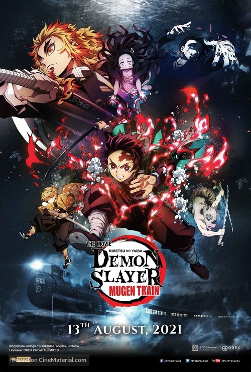 Kimetsu no Yaiba: Mugen Ressha-Hen - Indian Movie Poster