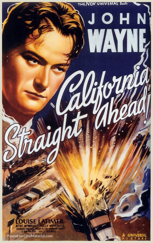 California Straight Ahead! - Movie Poster