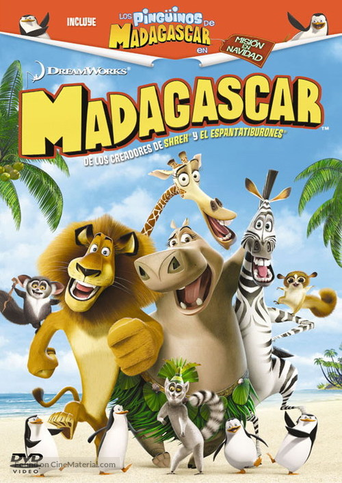 Madagascar - Argentinian Movie Cover