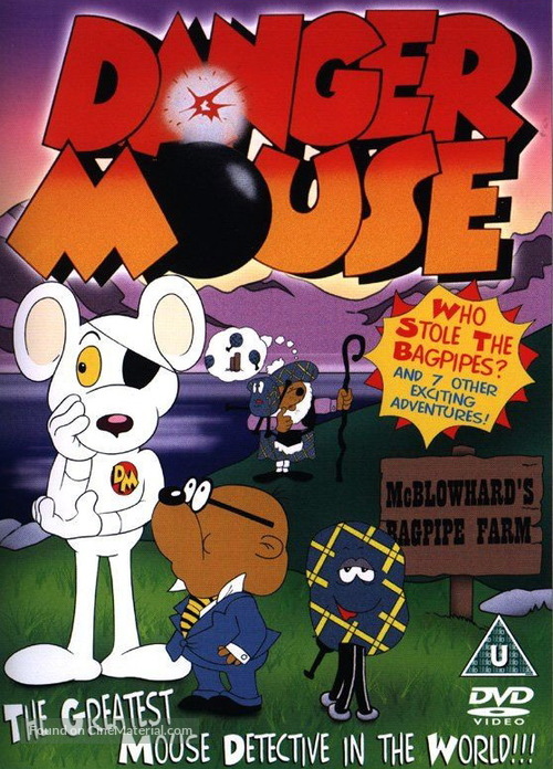 &quot;Danger Mouse&quot; - British DVD movie cover