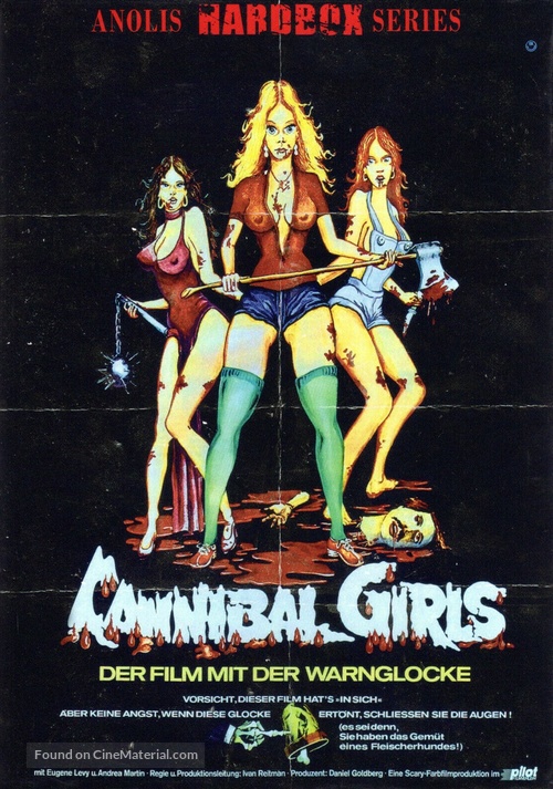 Cannibal Girls - German DVD movie cover