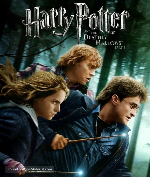 Harry Potter and the Deathly Hallows - Part 1 - Blu-Ray movie cover