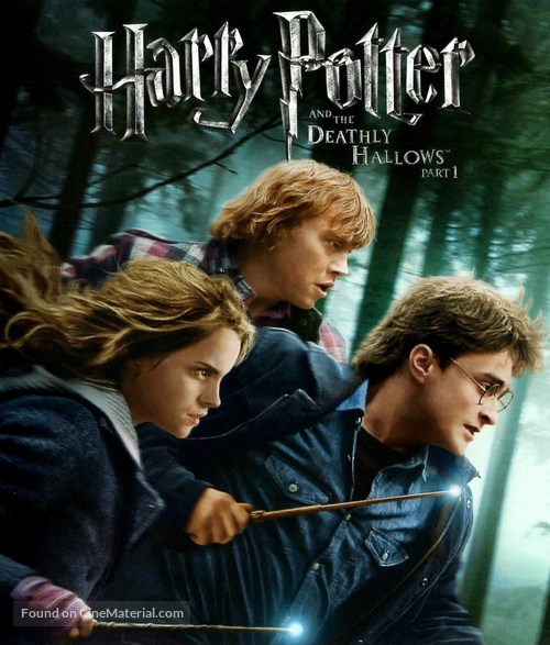 Harry Potter and the Deathly Hallows: Part I - Blu-Ray movie cover