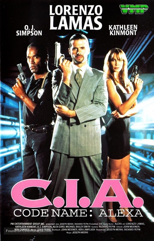 CIA Code Name: Alexa - German VHS movie cover