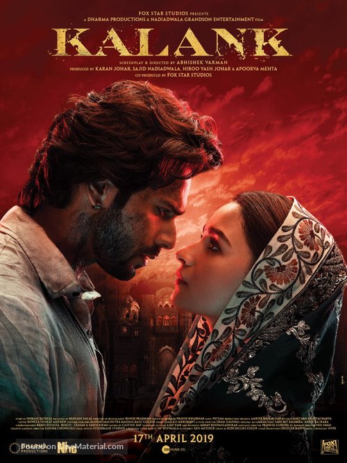 Kalank - Indian Movie Poster