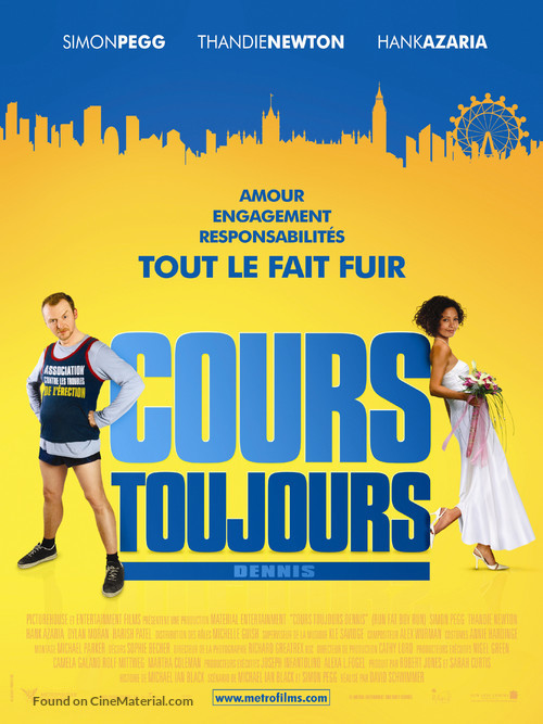 Run Fatboy Run - French Movie Poster