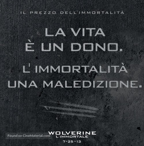 The Wolverine - Italian poster