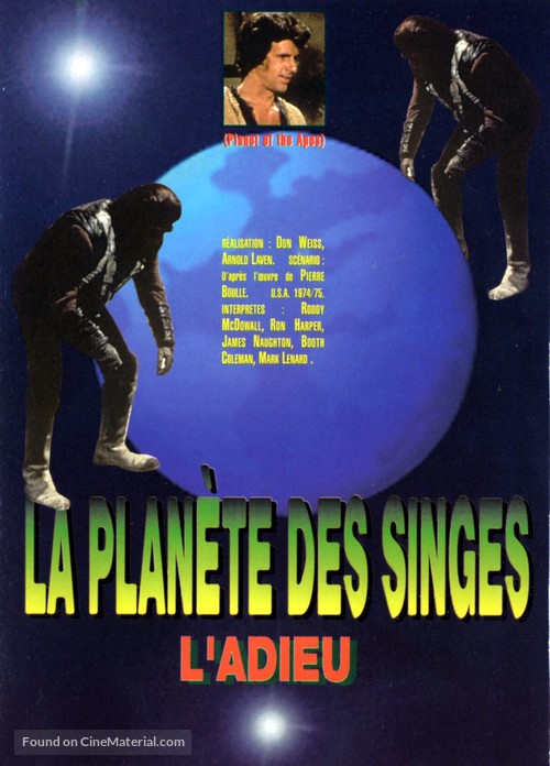Farewell to the Planet of the Apes - French Video on demand movie cover